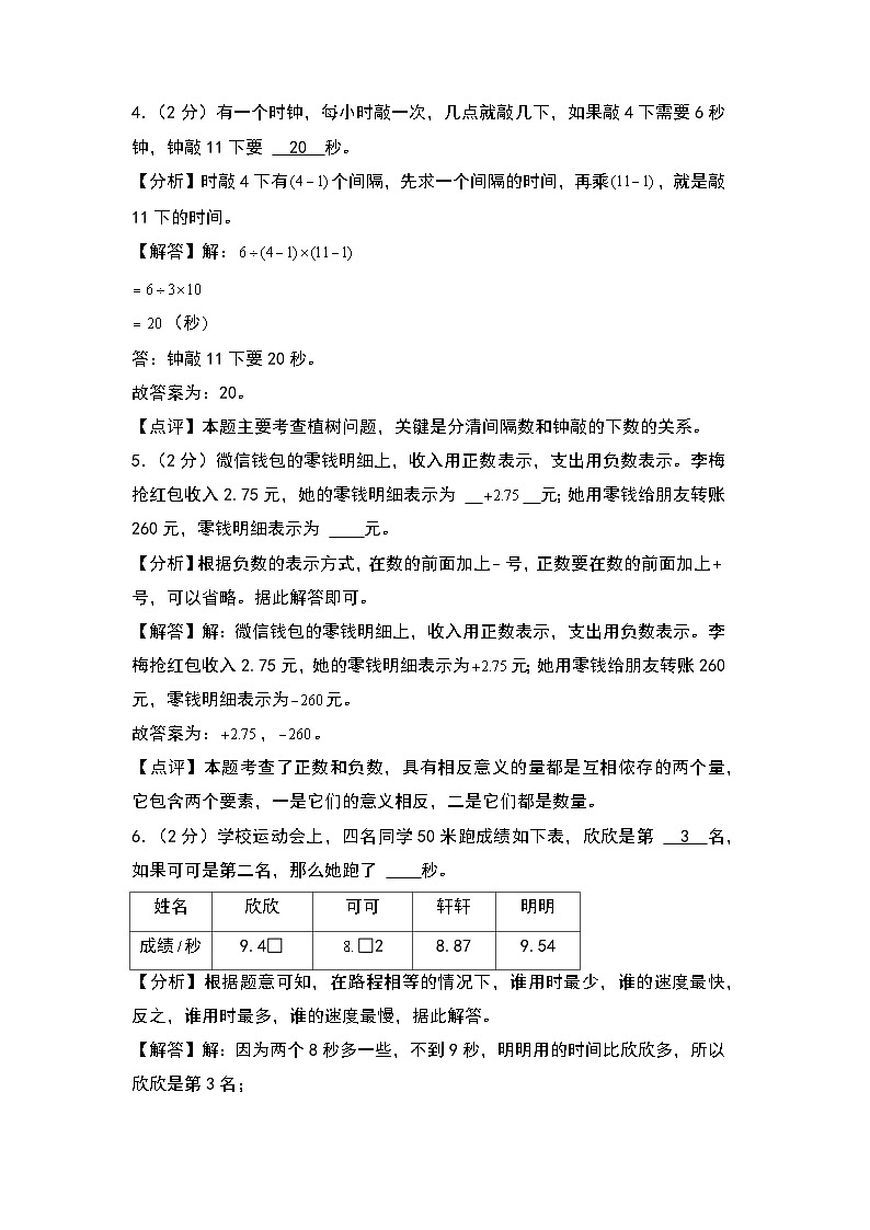 2024-2025学年五年级数学上册秋季开学摸底考B卷（答案解析）（北京版）第2页