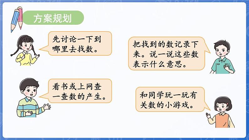 主题活动——找找身边的数（课件）-2024-2025学年一年级上册数学青岛版（2024）第4页