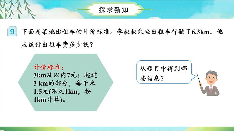 人教版五年级数学上册课件 1.7 用小数运算解决分段计费问题第7页