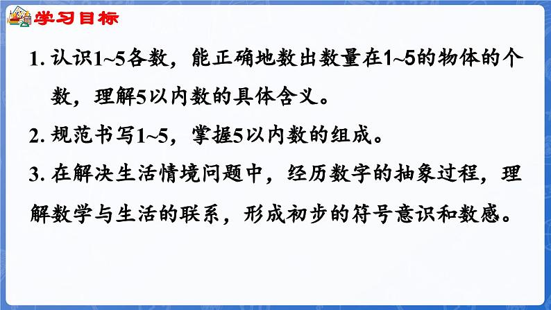 第1单元   快乐的课堂——1~5数的认识和加减法  信息窗1 1~5 各数的认识（课件）-2024-2025学年一年级上册数学青岛版（2024）02