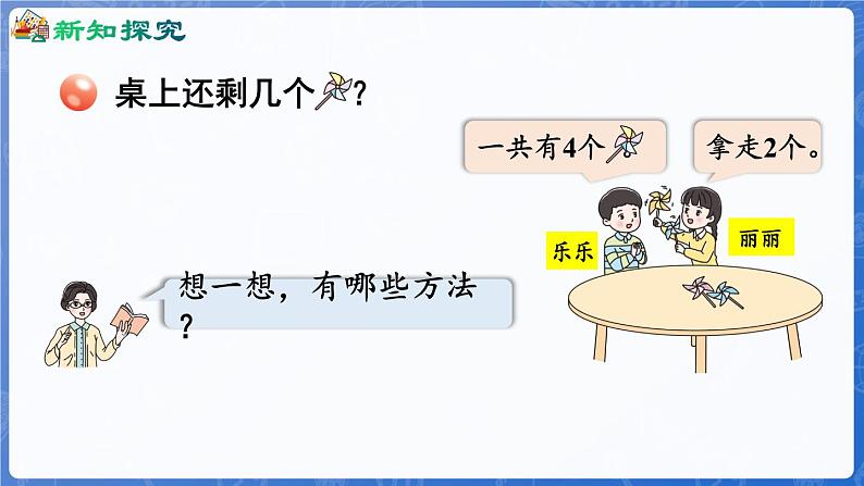 第1单元   快乐的课堂——1~5数的认识和加减法 信息窗4  5以内的减法（课件）-2024-2025学年一年级上册数学青岛版（2024）05