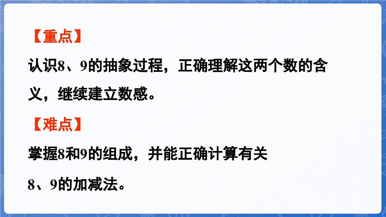 第2单元   走进花果山——6~10数的认识和加减法 信息窗2  8和9的认识和计算（课件）-2024-2025学年一年级上册数学青岛版（2024）第3页