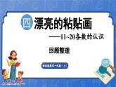 第4单元   漂亮的粘贴画——11~20各数的认识 回顾整理（课件）-2024-2025学年一年级上册数学青岛版（2024）