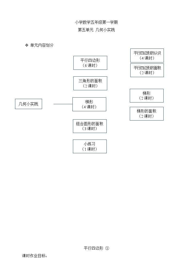 沪教版（五四制）数学五上 第5单元 几何小实践 同步练习（含答案）01