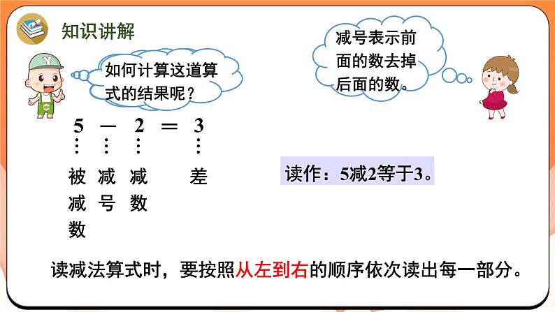 1.6 减法（课件）2024-2025学年一年级数学上册苏教版07