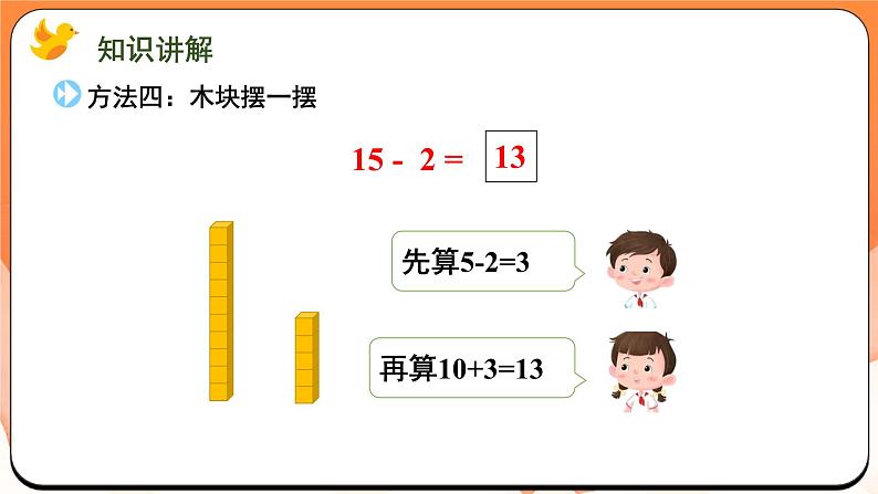 5.4 十几减几的不退位减（课件）2024-2025学年一年级数学上册苏教版第6页