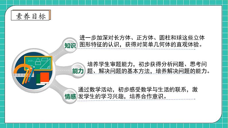 【核心素养】2024西师大版数学一年级上册-3.2 立体图形的拼搭（课件+教案+习题）04