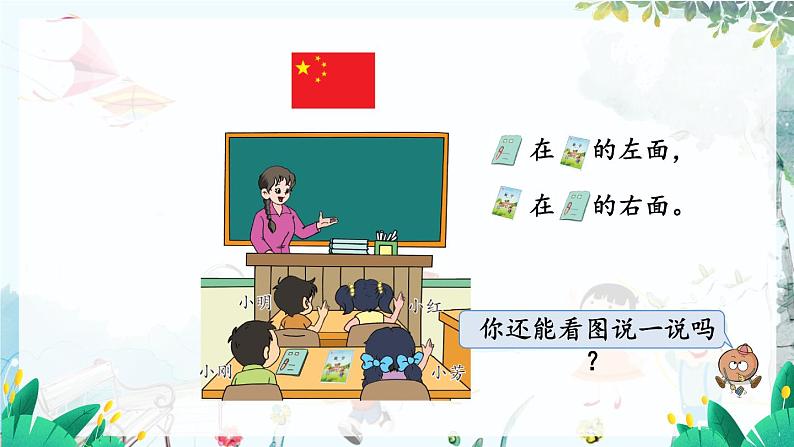 苏教版数学一年级上册 生活中的位置(认识上下、前后、左右) 课件+教案+学案+习题05