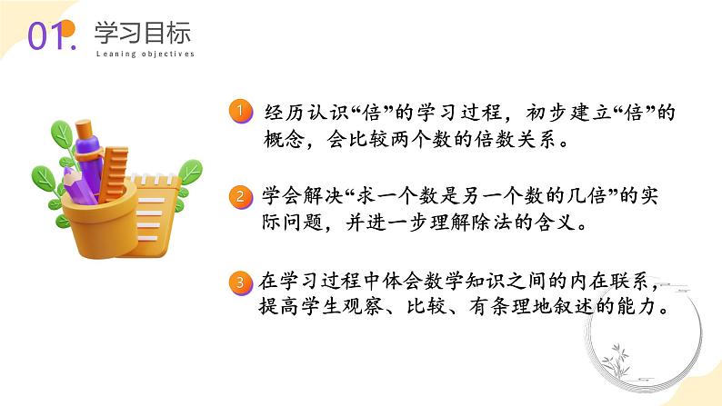 苏教版三年级上册数学 教学课件）第一单元第二课时 倍的认识第2页