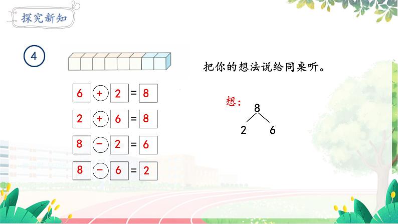 人教2024版数学一年级上册 第2单元 第6课时 8和9的加减法 【PPT课件+教案】08