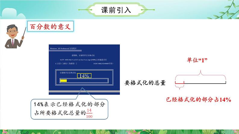 第6单元第01课时百分数的意义和读写法（数学六年级上册 教学课件 人教版）第8页