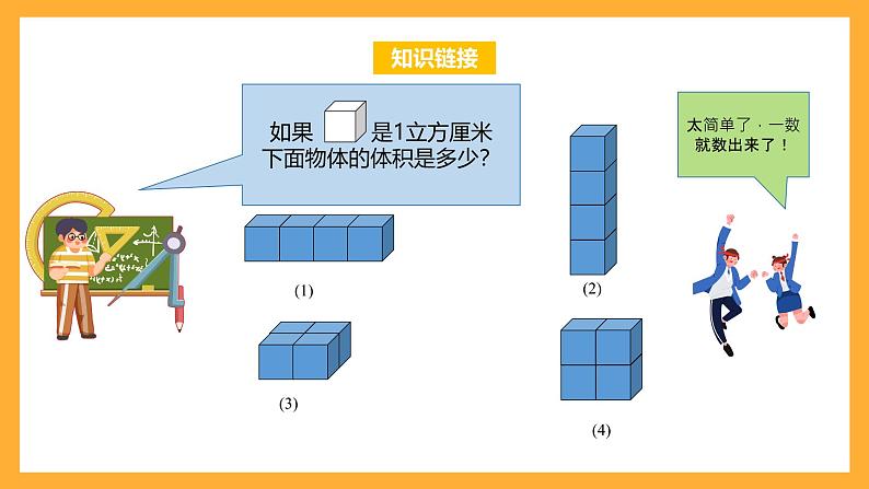 苏教版六年级数学上册 第一单元 第8课时《长方体和正方体的体积（一）》课件第4页