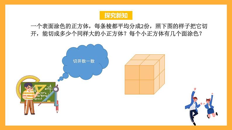 苏教版六年级数学上册 第一单元 第11课时《表面涂色的正方体》课件第6页