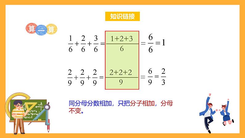 苏教版六年级数学上册 第二单元 第一课时 《分数乘整数》课件+教案+学习任务单+分层作业05