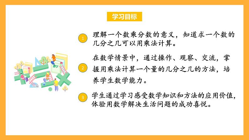 苏教版六年级数学上册 第二单元 第二课时 《求一个数的几分之几是多少》课件+教案+学习任务单+分层作业02