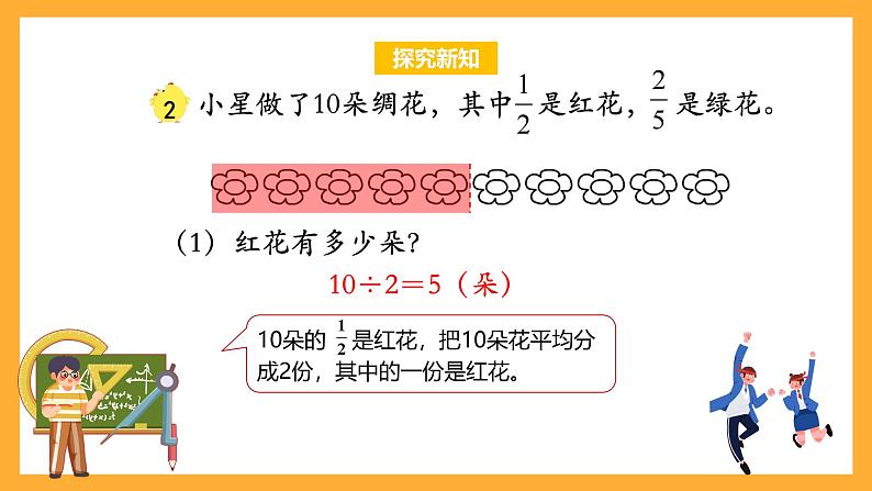 苏教版六年级数学上册 第二单元 第二课时 《求一个数的几分之几是多少》课件+教案+学习任务单+分层作业08