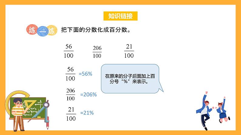 苏教版六年级数学上册 第六单元第二课时《百分数与小数的互化》课件+教案+学习任务单+分层作业05