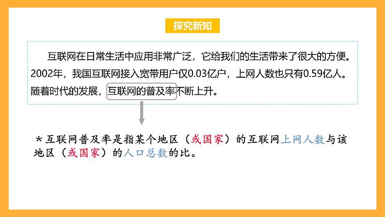 苏教版六年级数学上册 第六单元 第十二课时《互联网的普及》课件+教案+学习任务单+分层作业06