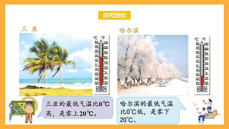 苏教版五年级数学上册 第一单元 第一课时《认识负数》课件+教案+分层作业08