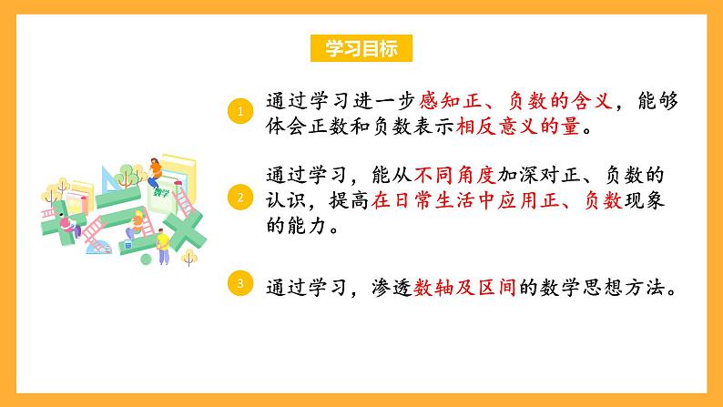 苏教版五年级数学上册 第一单元 第二课时《正负数的应用》课件+教案+分层作业02