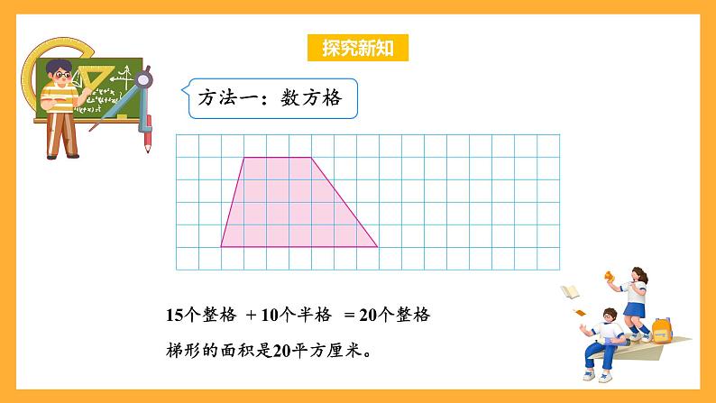 苏教版五年级数学上册 第二单元 第三课时《梯形面积的计算方法》课件+教案+分层作业07