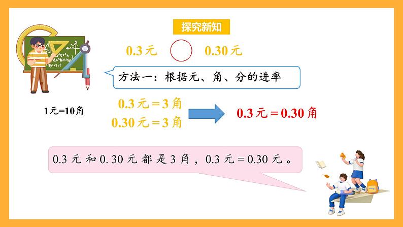 苏教版五年级数学上册 第三单元 第三课时《小数的性质》课件+教案+分层作业07