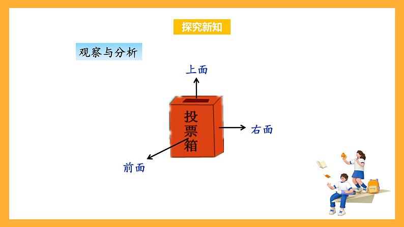 苏教版四年级数学上册 第三单元 第一课时《从前面、右面和上面观察物体》课件+教案+分层作业07