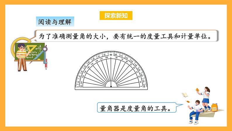 苏教版四年级数学上册 第八单元 第二课时《角的度量》课件+教案+分层作业06