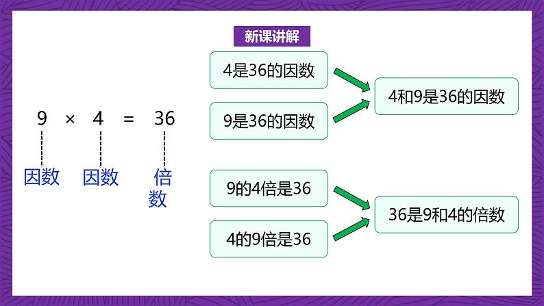 北师大版小学数学五上 3.1《倍数和因数》课件+教案07