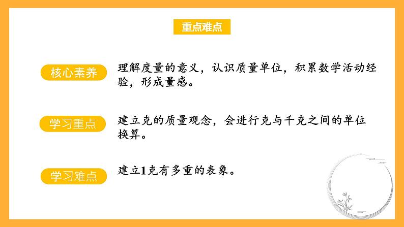 苏教版三年级数学上册 第二单元第二课时《克的认识》课件+教案+学习任务单+分层作业03