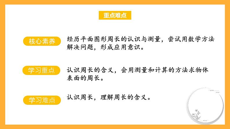 苏教版三年级数学上册 第三单元第二课时《周长的认识》课件+教案+学习任务单+分层作业03