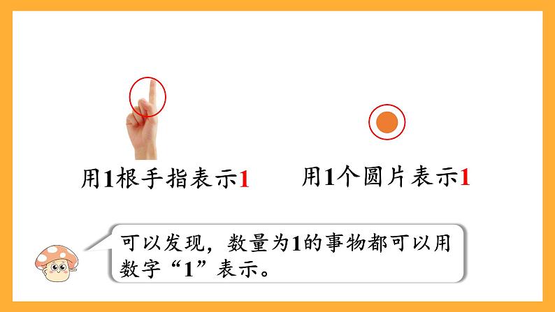 西师大版小学数学一年级上册 1.1《认识1》课件第6页