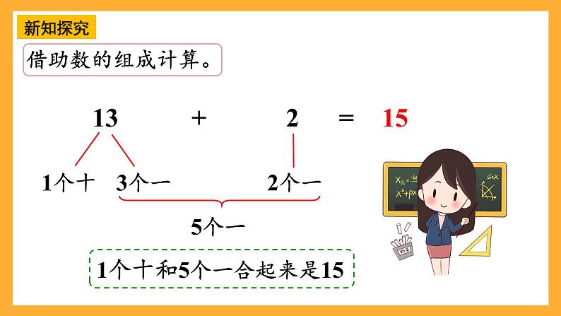 西师大版小学数学一年级上册  4.2.1《不进位加法和不退位减法的计算》课件08