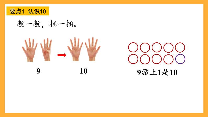 西师大版小学数学一年级上册 4.4《整理与复习》课件03