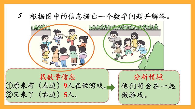 西师大版小学数学一年级上册  5.5 《提问题》课件06