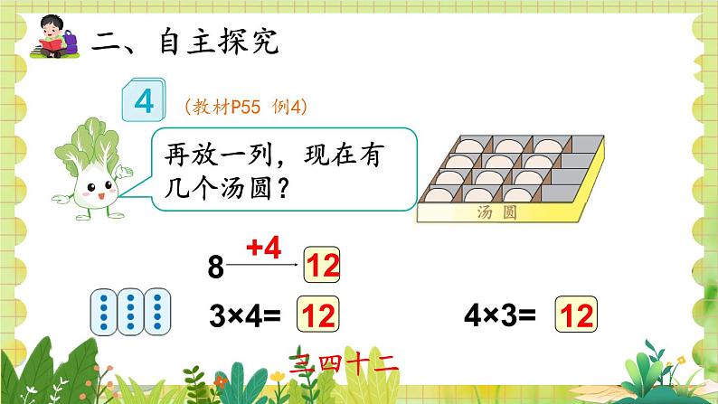 人教版数学2年级上册 4.2.2 第3课时 3、 4的乘法口诀 ppt课件+教案07