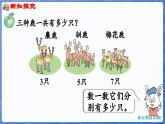 4.5  连加（课件）-2024-2025学年一年级数学上册冀教版