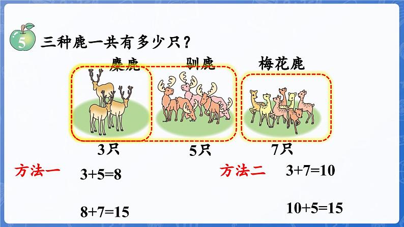 4.5  连加（课件）-2024-2025学年一年级数学上册冀教版06