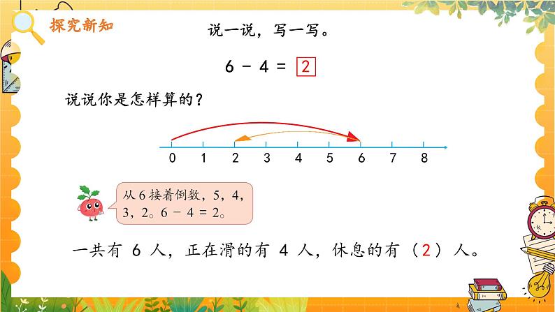 苏教2024版数学一年级上册 第二单元 第3课时 6~9的减法 PPT课件08