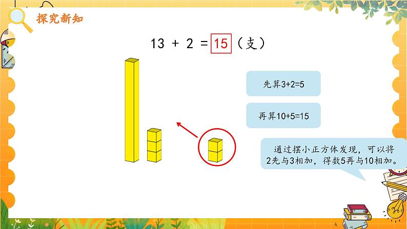苏教2024版数学一年级上册 第五单元 第2课时 十几加、减几 8.9 PPT课件06