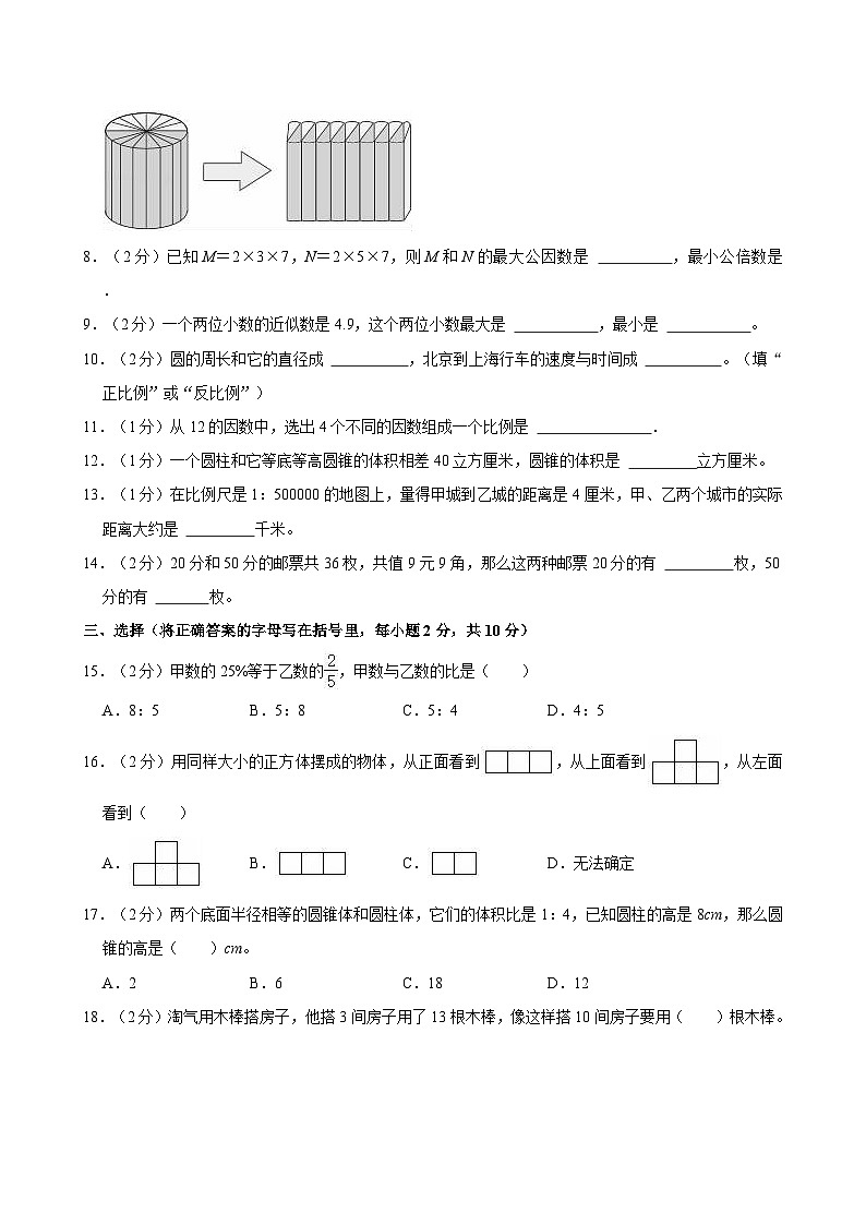 2024年辽宁省丹东市凤城市小升初数学试卷第2页