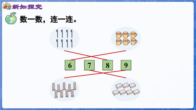 1.1.3 认识6~10（课件）-2024-2025学年一年级数学上册冀教版05