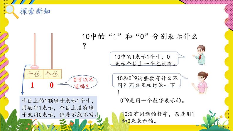 人教2024版数学1年级上册 第4单元 第1课时 10的再认识 ppt课件07