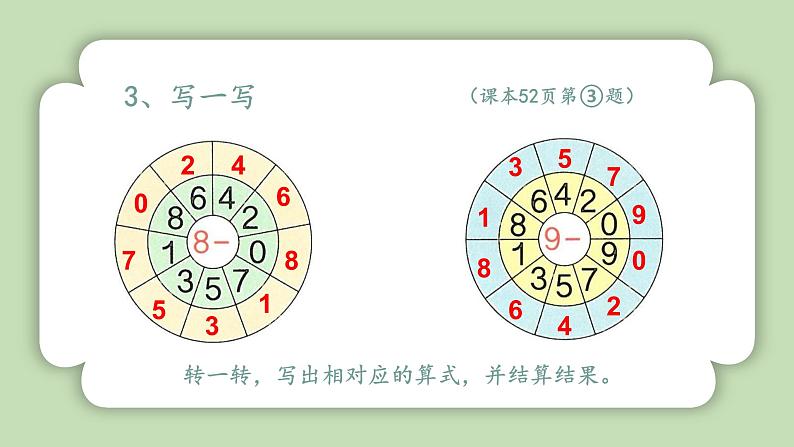 人教版小学数学一年级上册6-10的认识和加、减法《练习三》课件05