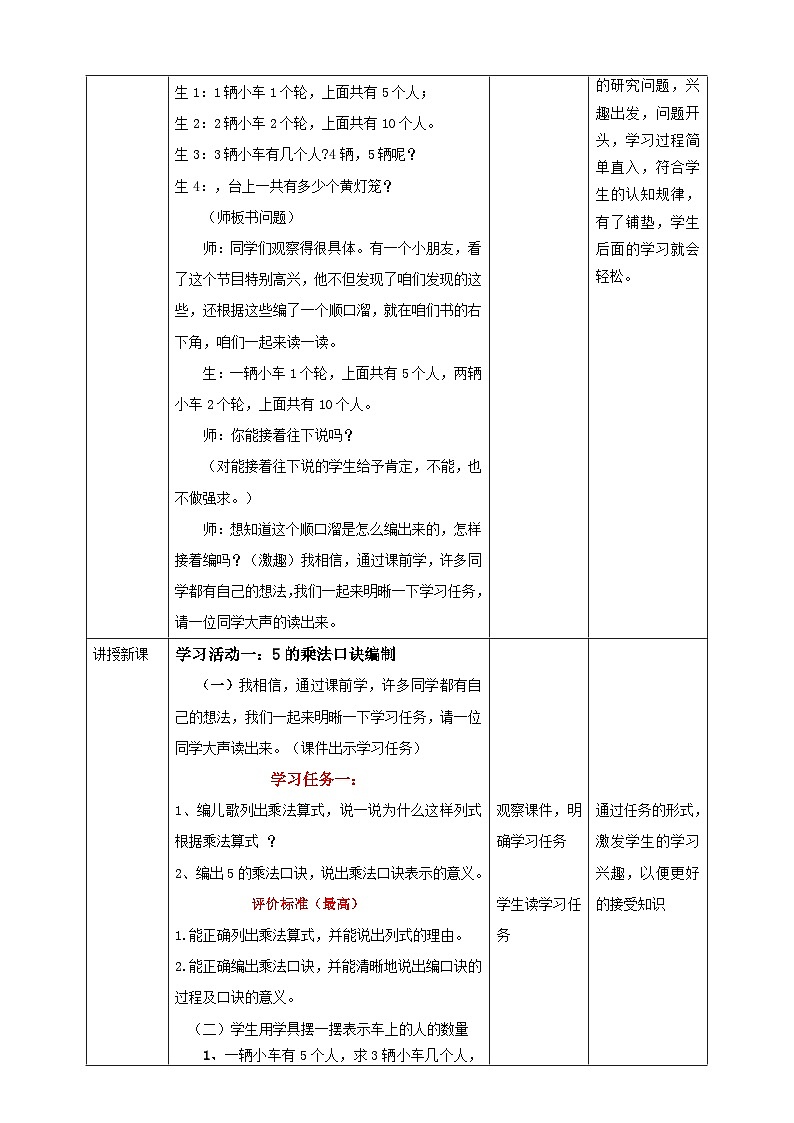 青岛版（六三制）数学二上2.1《5的乘法口诀》课件+教案02