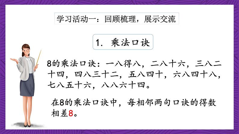 青岛版（六三制）数学二上4.6《回顾与整理》课件+教案05