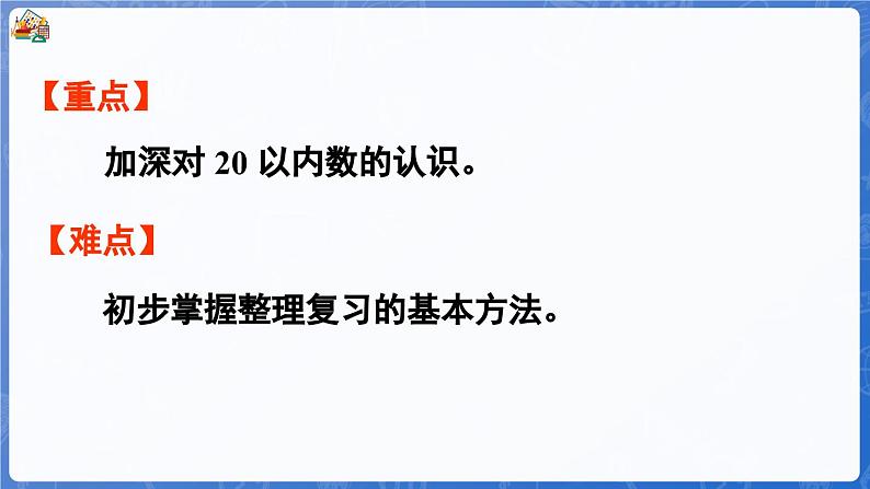 第6单元  期末复习 第1课时 20以内数的认识（课件）-2024-2025学年一年级数学上册冀教版03