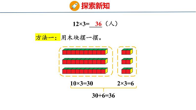 青岛版三上数学 2.2 两位数乘一位数的不进位乘法  课件06