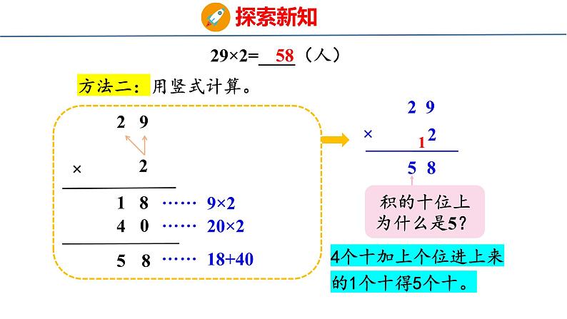 青岛版三上数学 2.3 两位数乘一位数（进位）的乘法  课件07