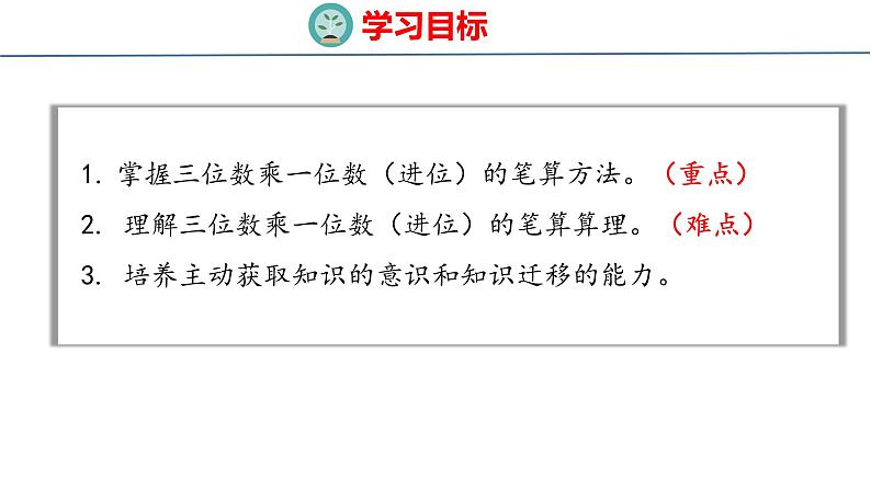 青岛版三上数学 3.2 三位数乘一位数（进位）的乘法  课件02